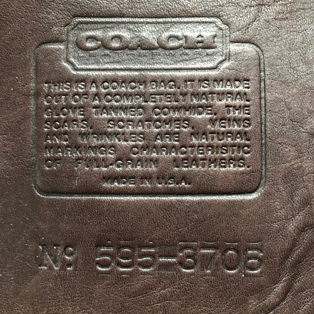 Vintage Coach Leather Purse
